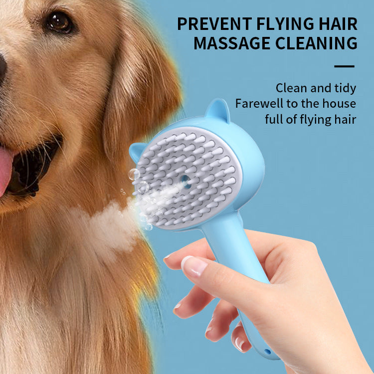 Multifunctional Kitty Slicker Brush With Mist