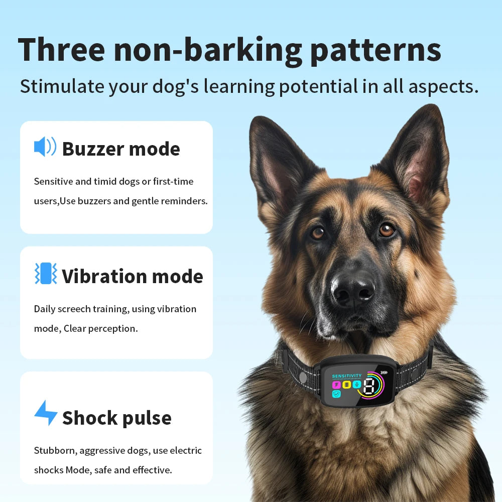Rechargeable Smart Automatic Anti Barking Dog Collar