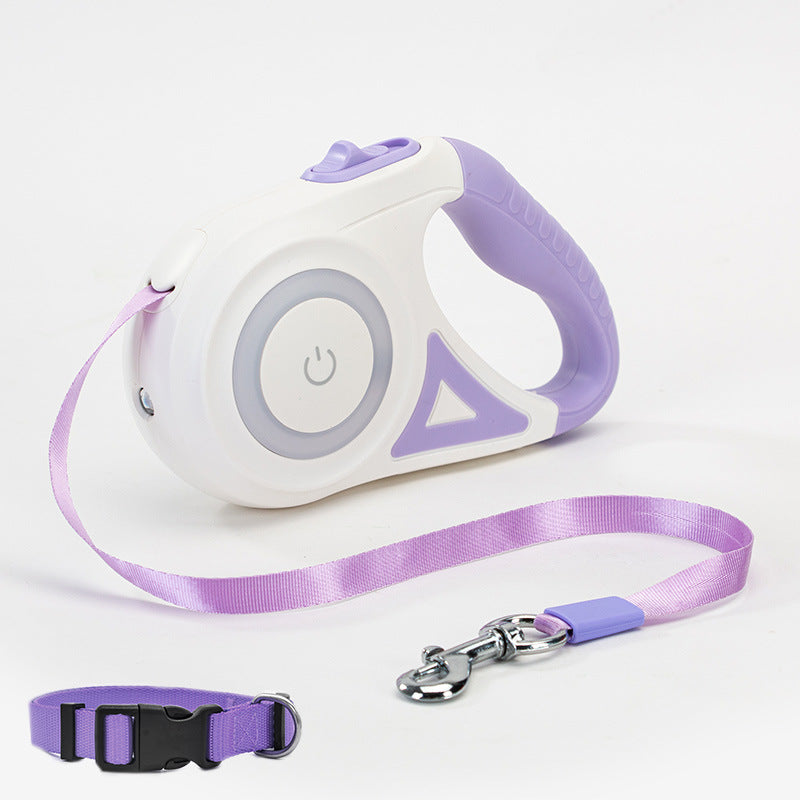 Automatic Spotlight Pet Traction Rope For Dog