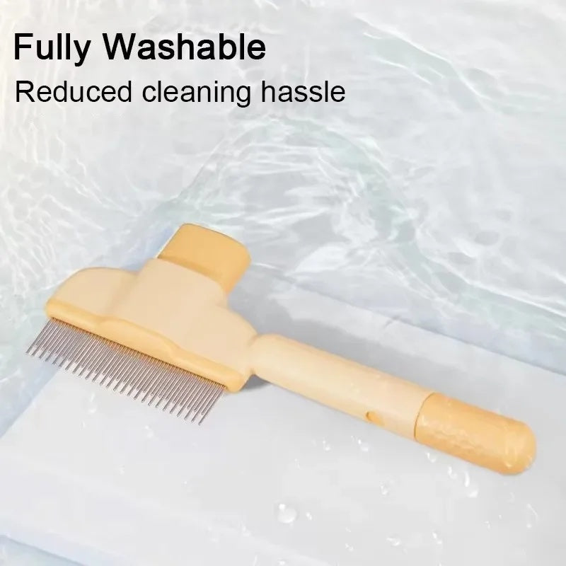 One-Click Hair Removal Pet Grooming Brush