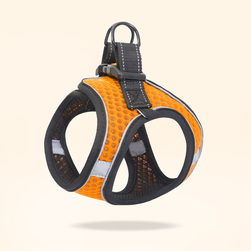 Reflective Simple Pet Dog Vest Leash