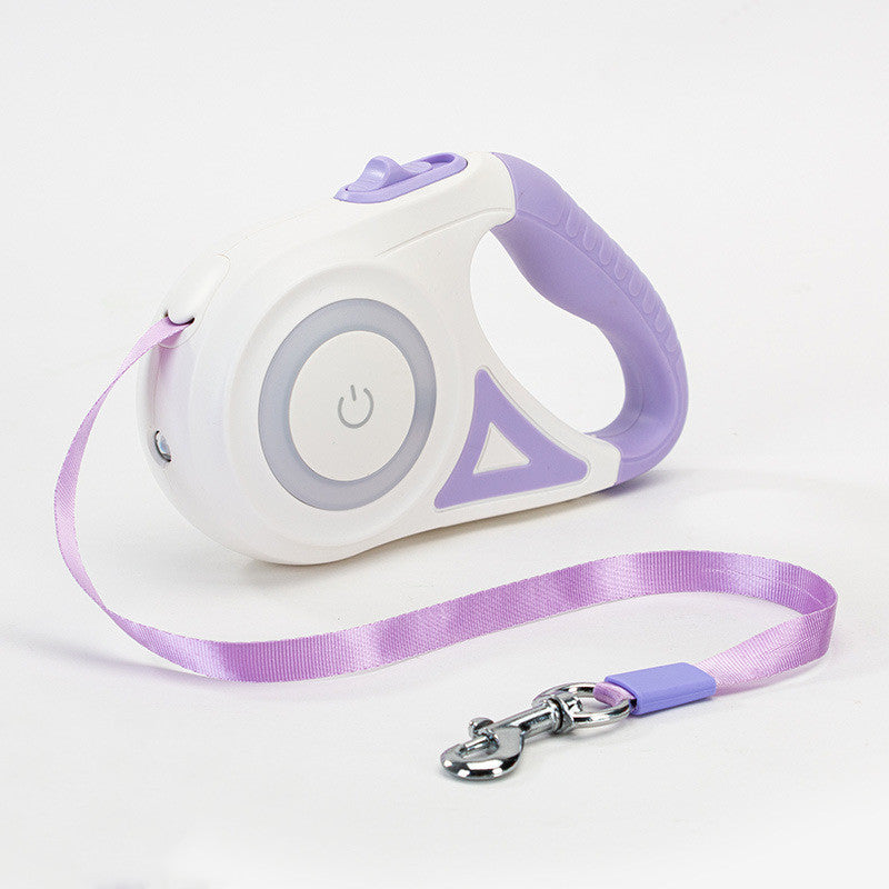 Automatic Spotlight Pet Traction Rope For Dog