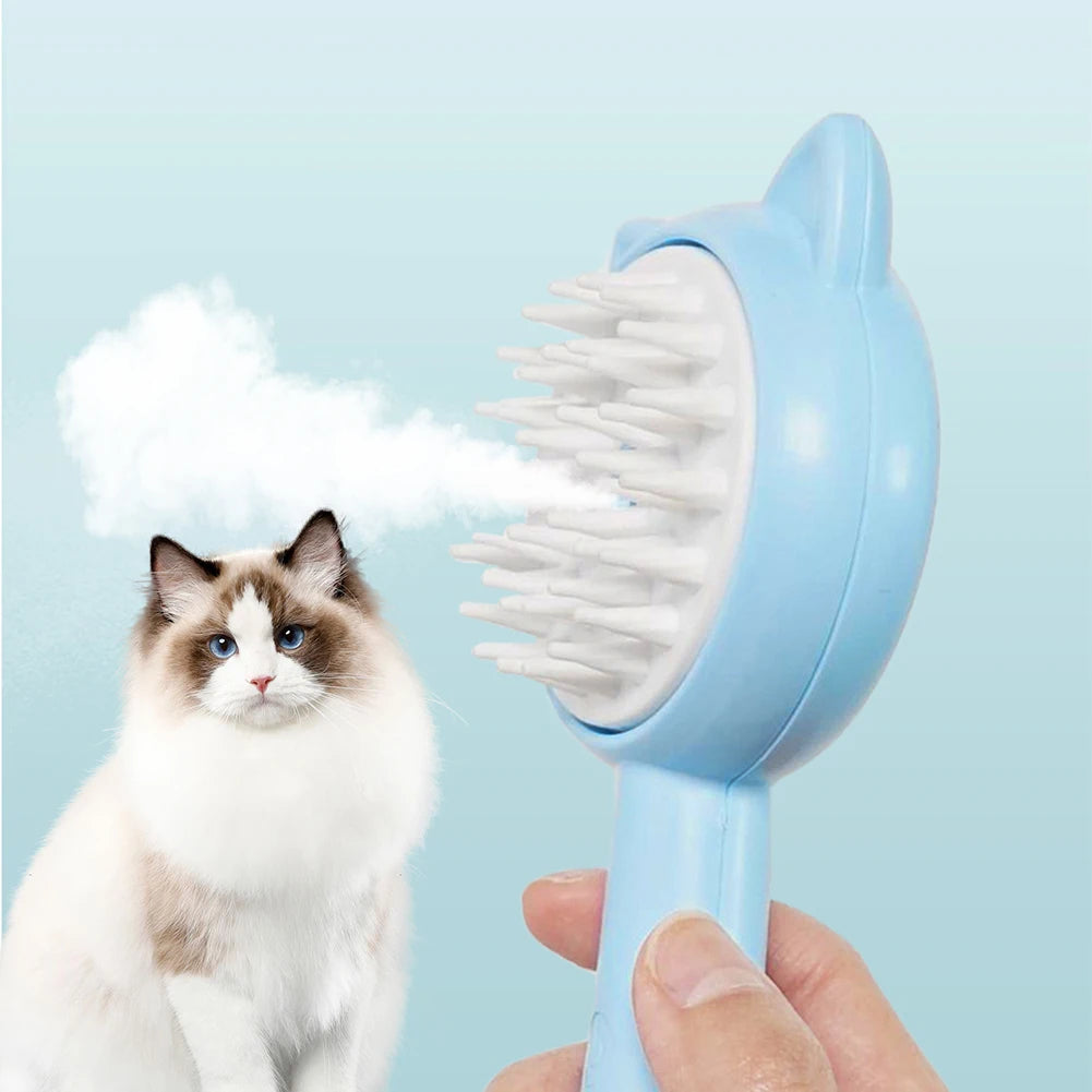 Multifunctional Kitty Slicker Brush With Mist