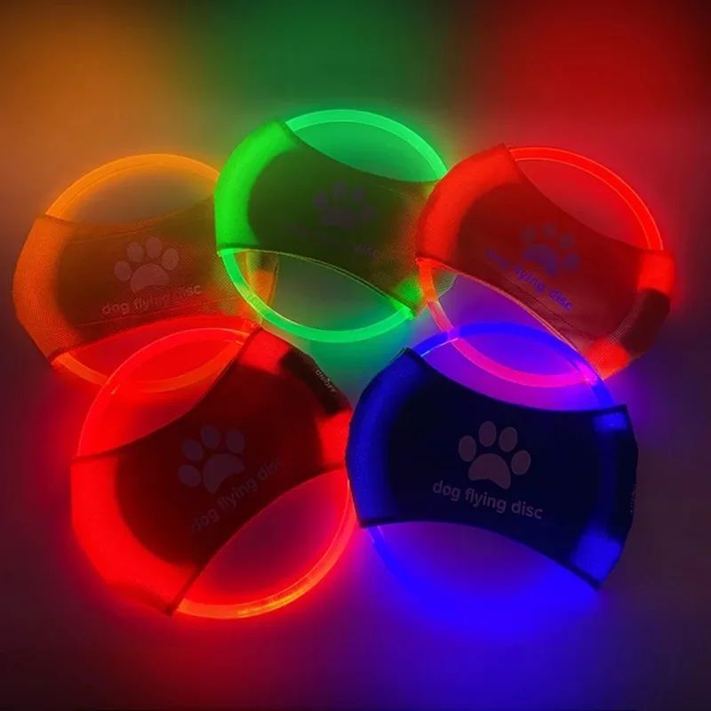Interactive LED Luminous Flying Discs Toy