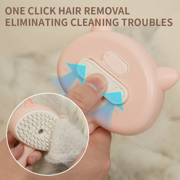 Multifunctional Kitty Slicker Brush With Mist