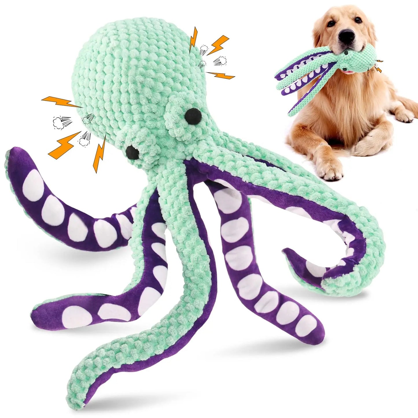 Pet Octopus Voice Shell Plush Toy