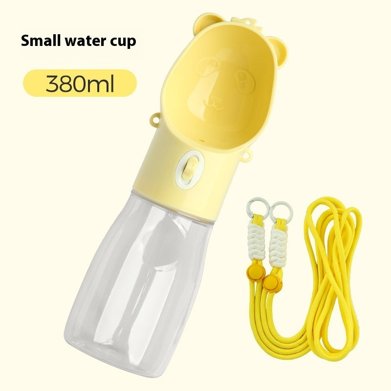 2 In 1 Portable Dog Water Bottle With Food Container