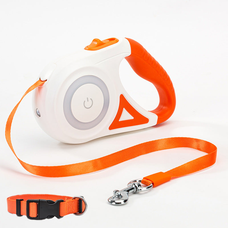 Automatic Spotlight Pet Traction Rope For Dog