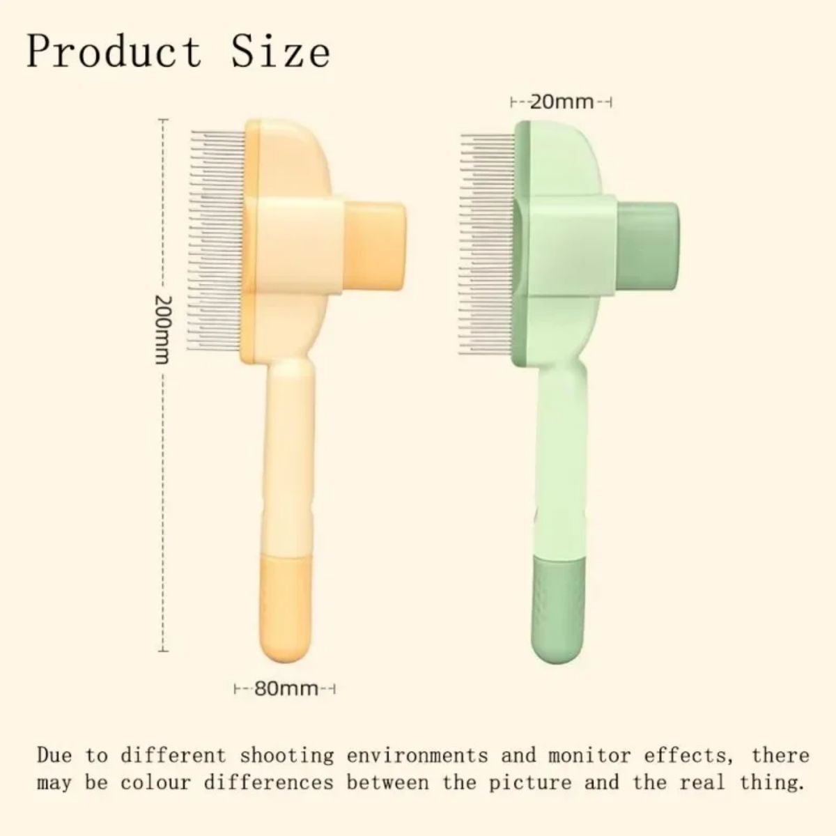 One-Click Hair Removal Pet Grooming Brush