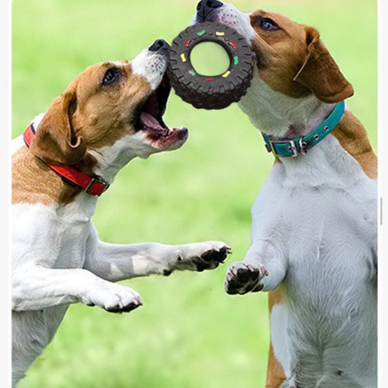 Pet Tire Vocalizations Glue Toy