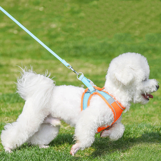 Breathable Vest-style Dog Hand Holding Leash